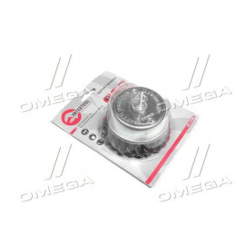 Щітка чашкова 100 мм для дрилі, 1/4 "(пучки кручений дроту) (в-во INTERTOOL)