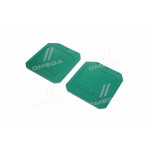 Брызговик колеса задний УАЗ (к-кт 2 шт., ЗЕЛЕНЫЙ СИЛИКОН) 