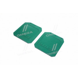 Брызговик колеса задний УАЗ (к-кт 2 шт., ЗЕЛЕНЫЙ СИЛИКОН)