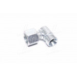 Штуцер кутовий M18 * 1,5-M18 * 1,5 з гайкою S 22(вир-во Україна) 