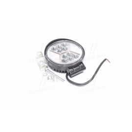 Фара LED кругл. 30W (10*3W) 128*110*40мм, широкий промінь 12/24V 6000К (Руслан-Комплект)