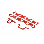 Прокладка колектора впускного (павук) ГАЗ-53 гума (червон.) (вир-во Сервіс-Комплектація) 