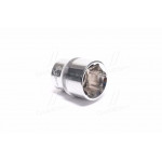 Головка шестигранна 1/2 ", 25мм * 38мм Cr-V (в-во INTERTOOL)  Головка шестигранна 1/2 ", 25мм * 38мм Cr-V (в-во INTERTOOL)