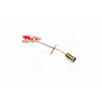 Горелка газовая с регулятором и клапаном 715мм, сопло 125мм, O60мм.(про-во INTERTOOL) 