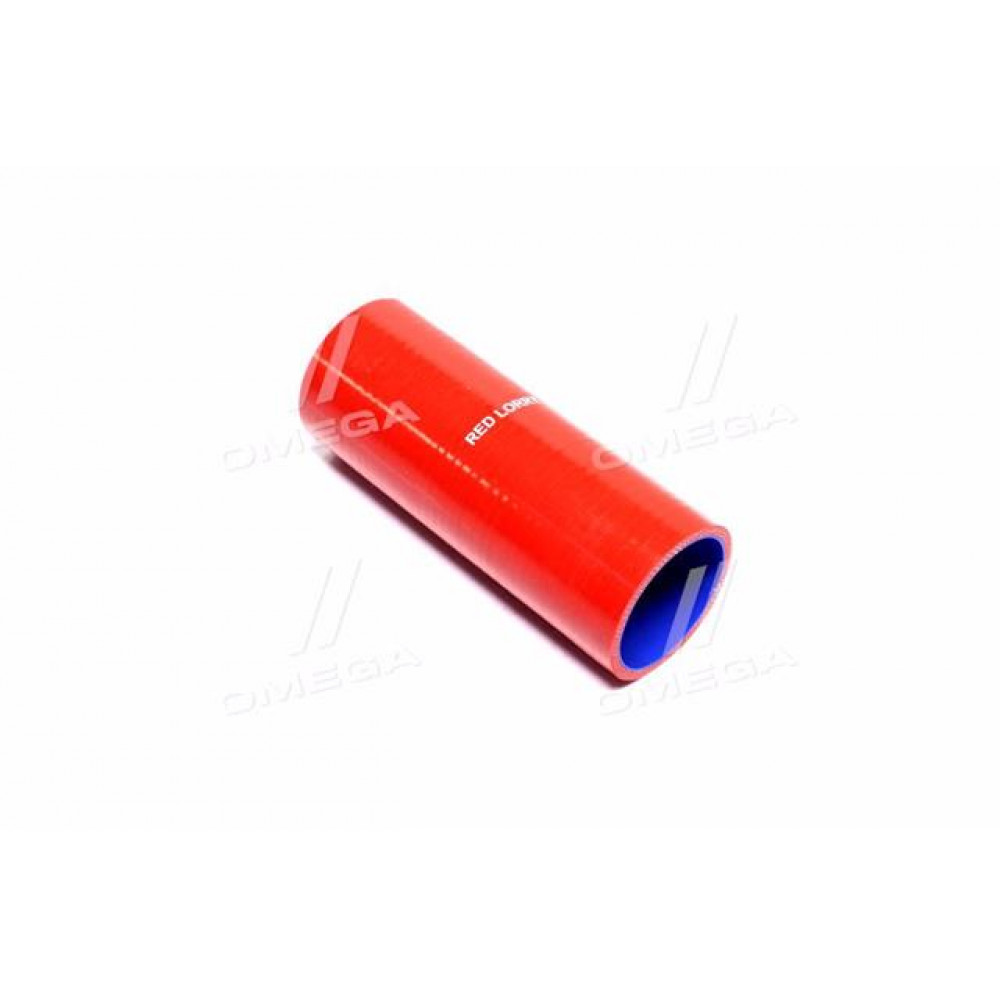 Патрубок радиатора Супер МАЗ нижний (СИЛИКОН красный, D=60 мм., L=185 мм.)