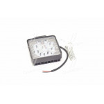 Фара LED квадратна 27W, 9 ламп, 110*110*42мм, вузький промінь 12/24V (Китай) 