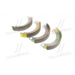 Колодка гальмівна ГАЗ 3110 задня з накладкою довга (компл. 4 шт) (вир-во ГАЗ, Росія) 