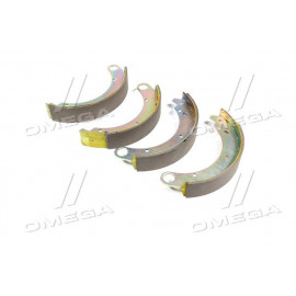 Колодка гальмівна ГАЗ 3110 задня з накладкою довга (компл. 4 шт) (вир-во ГАЗ, Росія)