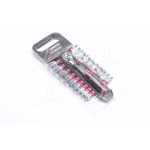 Набор головок 3/8" 6-24 мм., удлинитель, рукоятка с храповым механизмом 72 зуба, 20ед., Cr-V STORM(п 