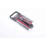 Набір головок 1/4 "4-14 мм., TORX, PH, HEX, FD, подовжувач, рукоятка з храповим механізмом 72 зуба,  Набір головок 1/4 "4-14 мм., TORX, PH, HEX, FD, подовжувач, рукоятка з храповим механізмом 72 зуба,