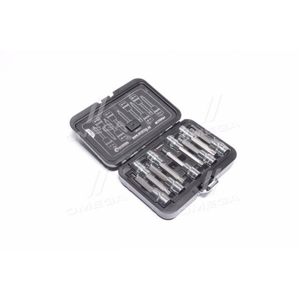 Набір біт TORX 1/2 "T20-T60, 100мм, S2, STORM (в-во INTERTOOL)