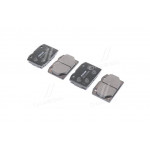 Колодка гальм. диск. ВАЗ 2101-07, передн. (4 шт.) (вир-во ПЕКАР) 