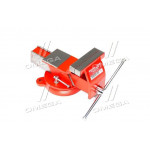 Тиски слесарные поворотные 100мм эконом, 4.05 кг(про-во INTERTOOL) 