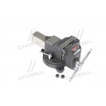 Тиски слесарные поворотные 100мм STORM, 8,85кг(про-во INTERTOOL) 