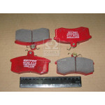 Колодка гальм. ВАЗ 2108 перед. безасб. покр. (компл. 4шт.) (вир-во Цитрон) 