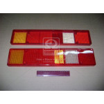 Стекло фонаря заднего ГАЗ 3302 (с белым шир.стеклом) (пр-во Россия) 