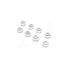 Манжета 262 ущільн. в зб. (біл. силікон) (8шт.) (вир-во України)