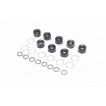 Р/к 8шт манжет клапанів МАЗ в зб. з пруж. чорн. (вир-во Росія) 