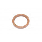 Сальник валу колінчастого ВАЗ 2101 задній 70х90х10 червоний з пруж. (вир-во БРТ) 