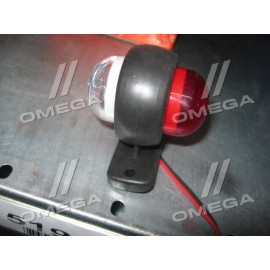 Ліхтар габаритний 24V LED (двоколірний прямий міні) (TEMPEST)