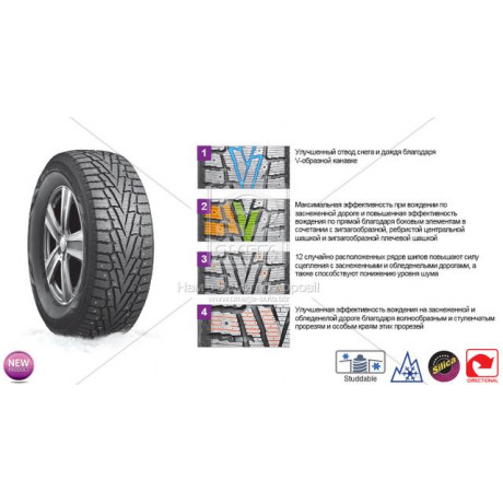 Шина 265/60R18 114T WinGuard WinSpike SUV XL (під шип) (Nexen)