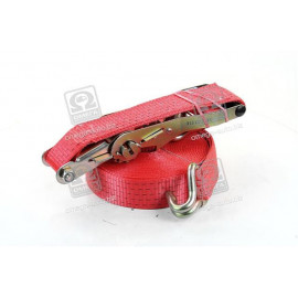 Стяжка вантажу, 5t. 50mm.x10m.(0.4+9.6) пластик. ручка <Wistra>