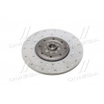 Диск зчеплення ведений КамАЗ накл. УралАТІ демпф.кришка, підсил. (вир-во Деніт, м.Тюмень) 