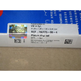 Кiльця поршневi VAG 4 Cyl. 81,00 1,2 x 1,5 x 2,0 mm (вир-во SM )