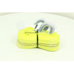 Трос буксирувальний 3т. 50мм. 4,5м. С-гак, жовтий <ДК> 