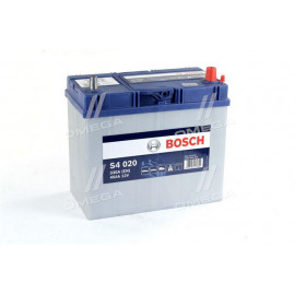 Акумулятор 45Ah-12v BOSCH (S4020) (238x129x227), R, EN330, Азія тонк.клемми