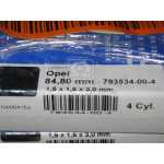 Кільця поршневі Opel 4 Cyl. 84,80 1,5 x 1,5 x 3,0 mm (виробн. SM) 