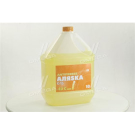Антіфріз Аляска ANTIFREEZE-40 (жовтий) 10л/9,83  кг  Антіфріз Аляска ANTIFREEZE-40 (жовтий) 10л/9,83  кг