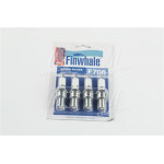 Свеча зажигания ГАЗ с дв.ЗМЗ 406 и модиф. (компл.4 шт) (пр-во FINWHALE) 