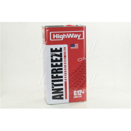 Антифриз HighWay ANTIFREEZE-40 LONG LIFE G12+ червоний 5кг  Антифриз HighWay ANTIFREEZE-40 LONG LIFE G12+ червоний 5кг