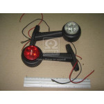 Фонарь LED габаритный левый, рожок прямой, 24В (Руслан-Комплект) 