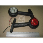 Фонарь LED габаритный правый, рожок прямой, 24В (Руслан-Комплект) 