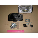 Фара п/тум. прямоуг., белая, МАЗ, ГАЗ, КРАЗ, ЗИЛ, алюм. корпус, 12В, 162х200х88 (Руслан-Комплект) 