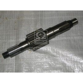 Вал вторинний КПП ГАЗ 53 під гайку не в зб (вир-во м.Рівне)