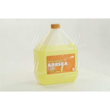 Антифриз Аляска ANTIFREEZE-40 (жовтий) 5л/4,9  кг