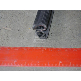 Ущільнювач дверей ВАЗ 2107, -05, -04 (компл. 2 пер. +2 Задн.) (вир-во БРТ)