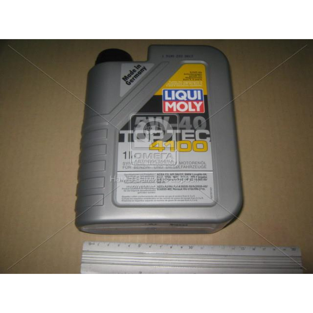 Масло моторн. Liqui Moly TOP TEC 4100 5W-40 API SN/CF  ACEA A3/B4/C3 (Канистра 1л)