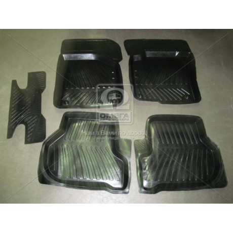 Килими салон. гум. VW PASSAT B7, TIGUAN компл. 4шт.+перемичка <БРТ>