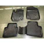 Килими салон. гум. HYUNDAI ACCENT 2011, KIA RIO4 2011 компл. 4шт.+перемичка <БРТ> 