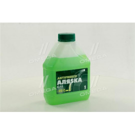 Антифриз Аляsка ANTIFREEZE-40 (зелений) Каністра 1л/0,98кг  Антифриз Аляsка ANTIFREEZE-40 (зелений) Каністра 1л/0,98кг
