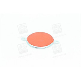 Катафот круглый, металл. обойма, оранжевый, 83x9 (Руслан-Комплект)