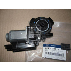 Мотор склопідйомника двері передньої лівої Hyundai Sonata 04- (вир-во Mobis)