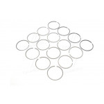 Кільця поршневі 4 кан. М / К Д 65, Д 240 MAR-MOT (вир-во Польща) 