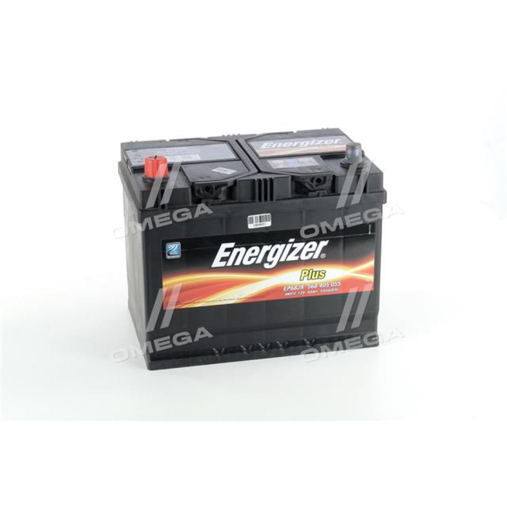 Аккумулятор   68Ah-12v Energizer Plus (261х175х220), L,EN550