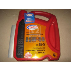 Масло трансмисс. Агринол Silver SAE 85W-90 API GL-5 (Канистра 4л/3,4кг)