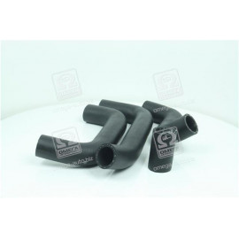 Патрубок радіатора Москвич 2140 (к-т 4шт) <ДК>